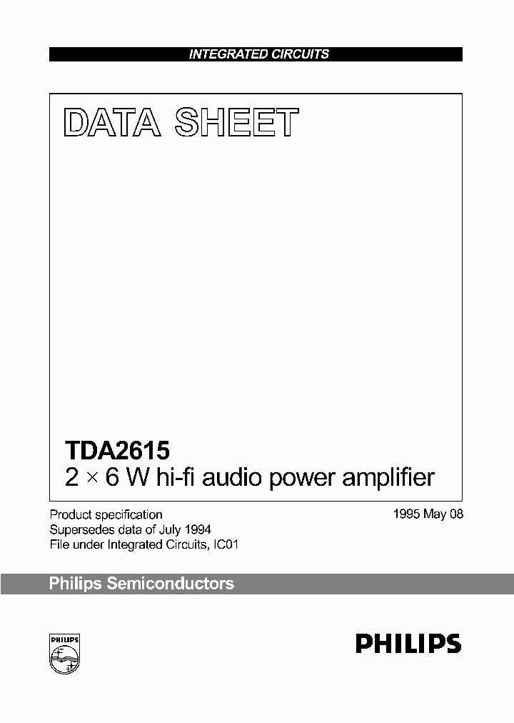 TDA2615_359281.PDF Datasheet