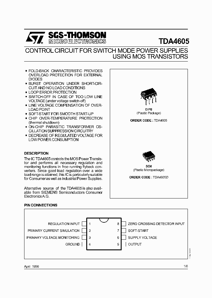 TDA4605_158747.PDF Datasheet