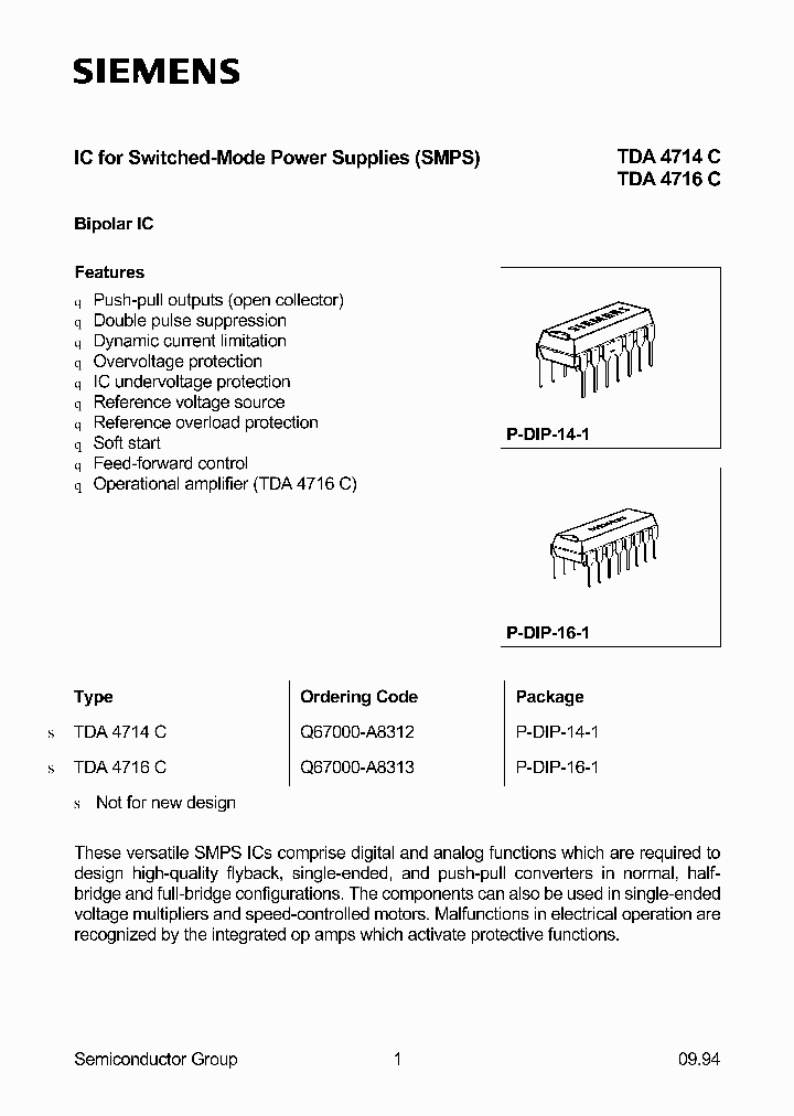 TDA4716C_187438.PDF Datasheet