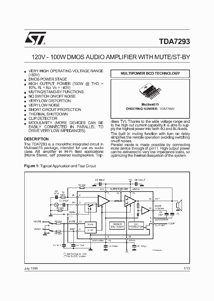 TDA7293_188882.PDF Datasheet