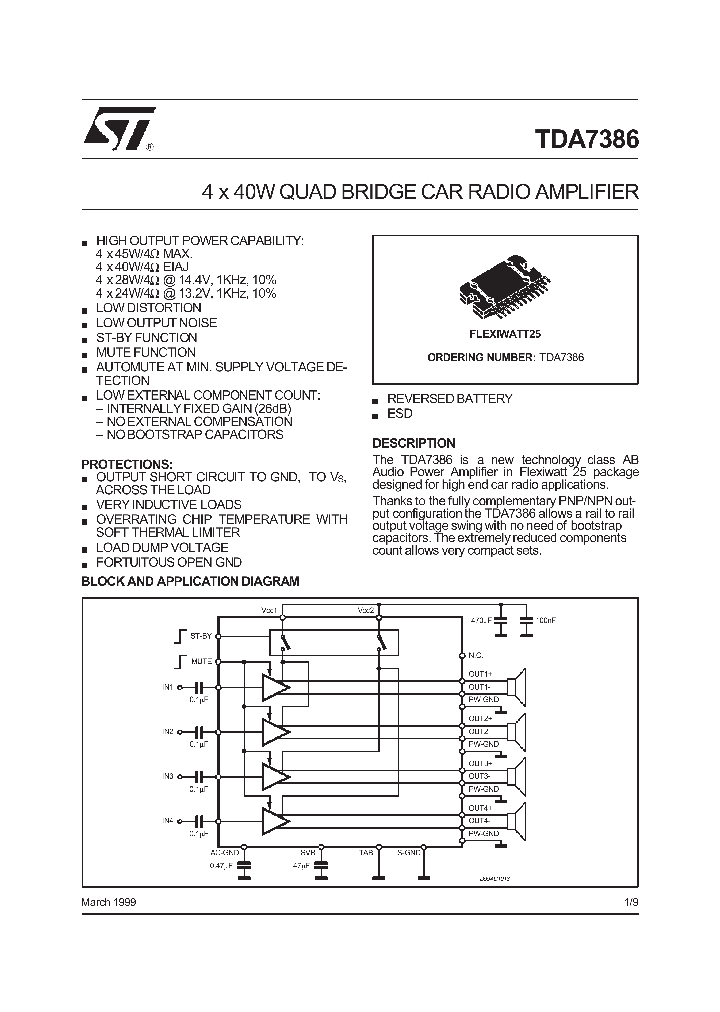 TDA7386_181528.PDF Datasheet
