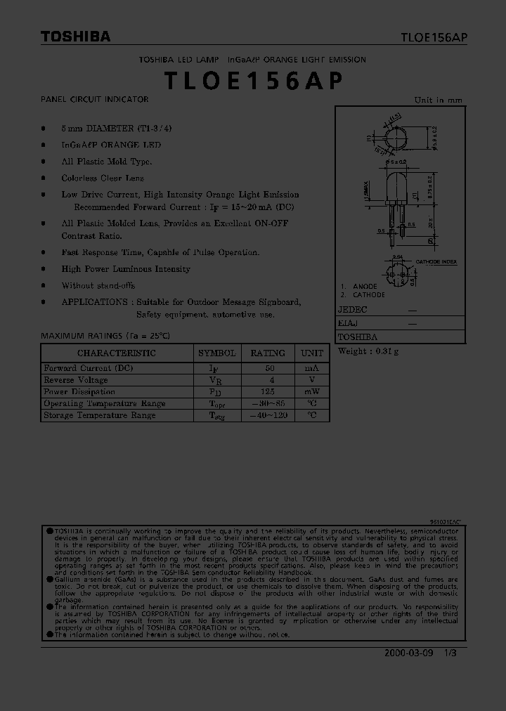 TLOE156AP_311004.PDF Datasheet