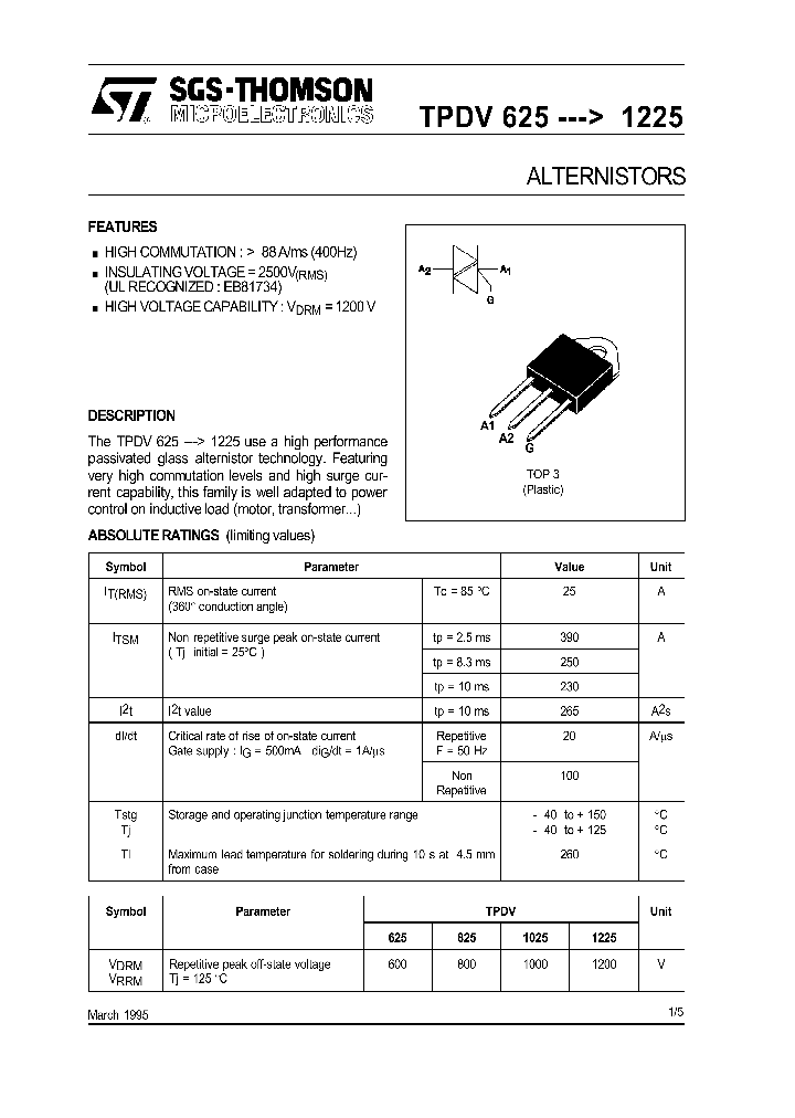 TPDV1025_65417.PDF Datasheet