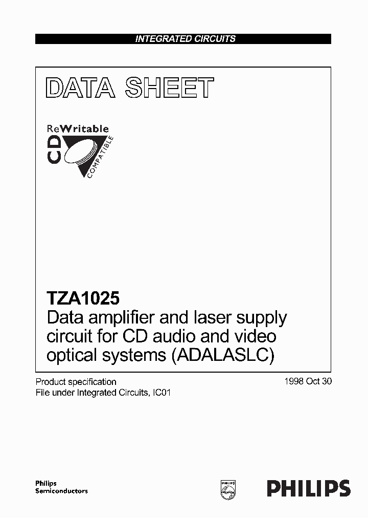 TZA1025_310616.PDF Datasheet