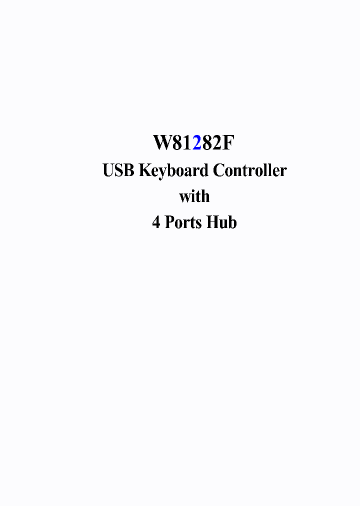 W81282F_322399.PDF Datasheet