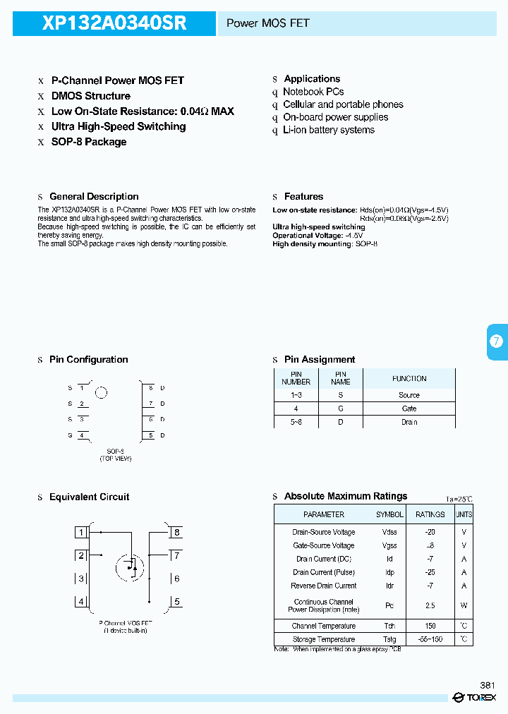 XP132A0340SR_316577.PDF Datasheet