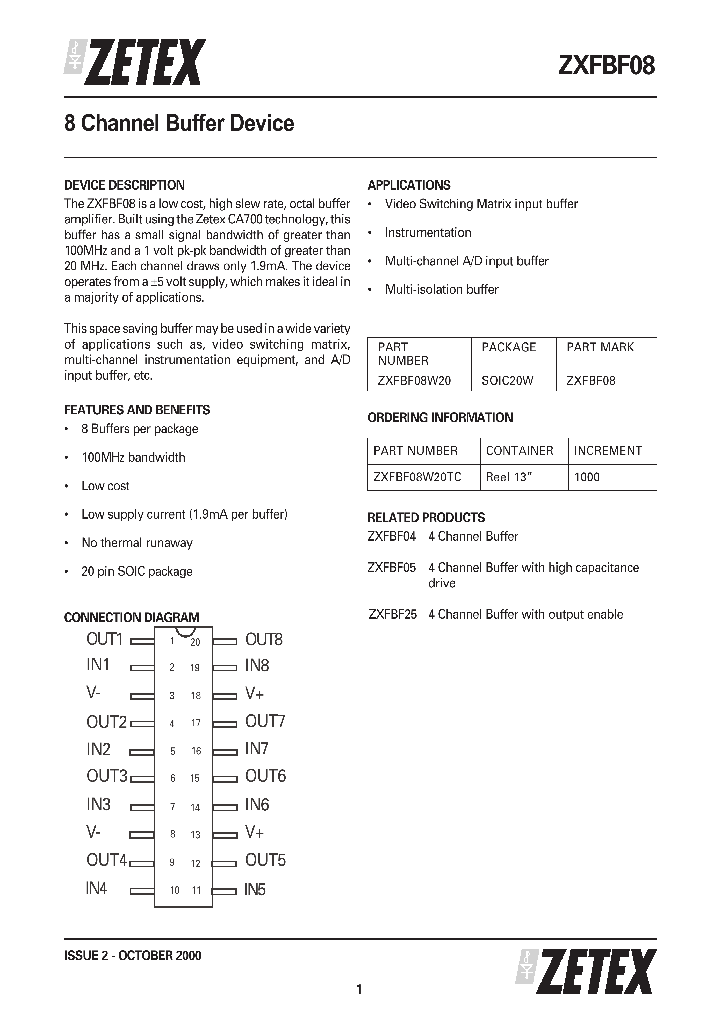 ZXFBF08_357831.PDF Datasheet