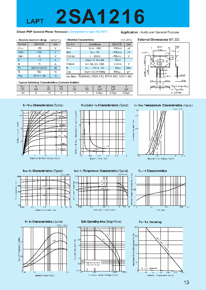 2SA1216_395777.PDF Datasheet