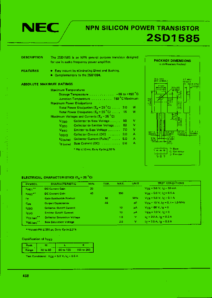 2SD1585_387981.PDF Datasheet