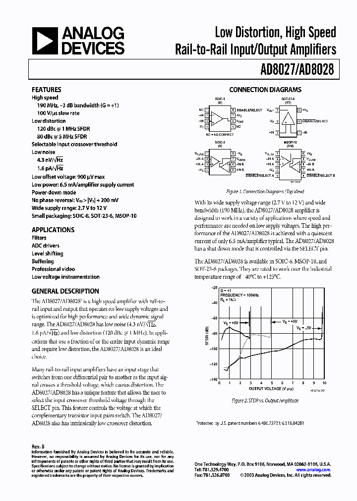 AD8028_266344.PDF Datasheet