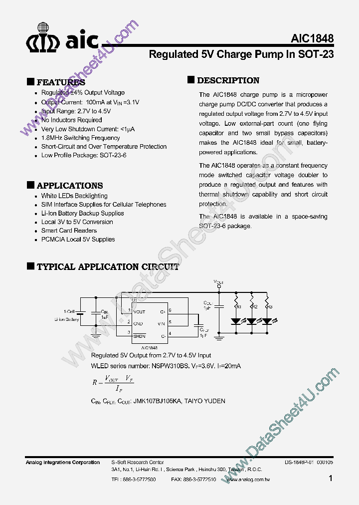 AIC1848_396534.PDF Datasheet