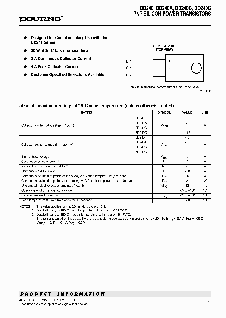 BD240C_411584.PDF Datasheet