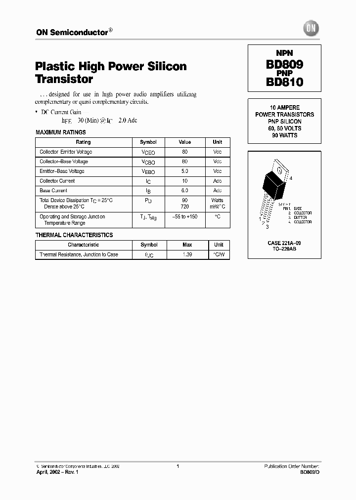 BD809_434211.PDF Datasheet