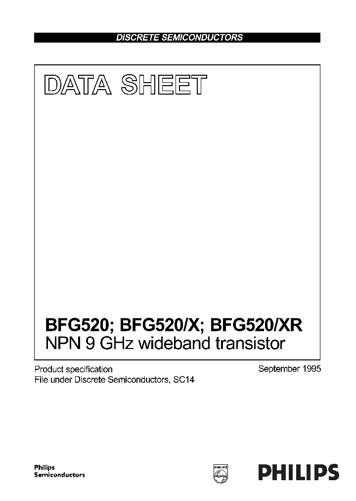 BFG520XR_398363.PDF Datasheet