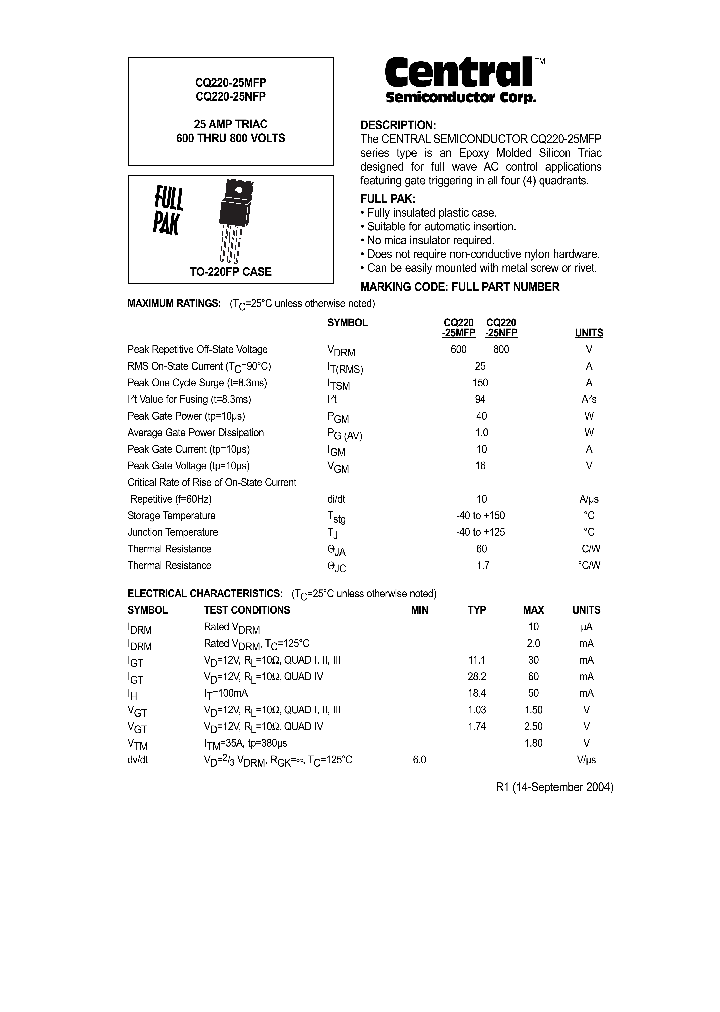 CQ220-25MFP_420713.PDF Datasheet