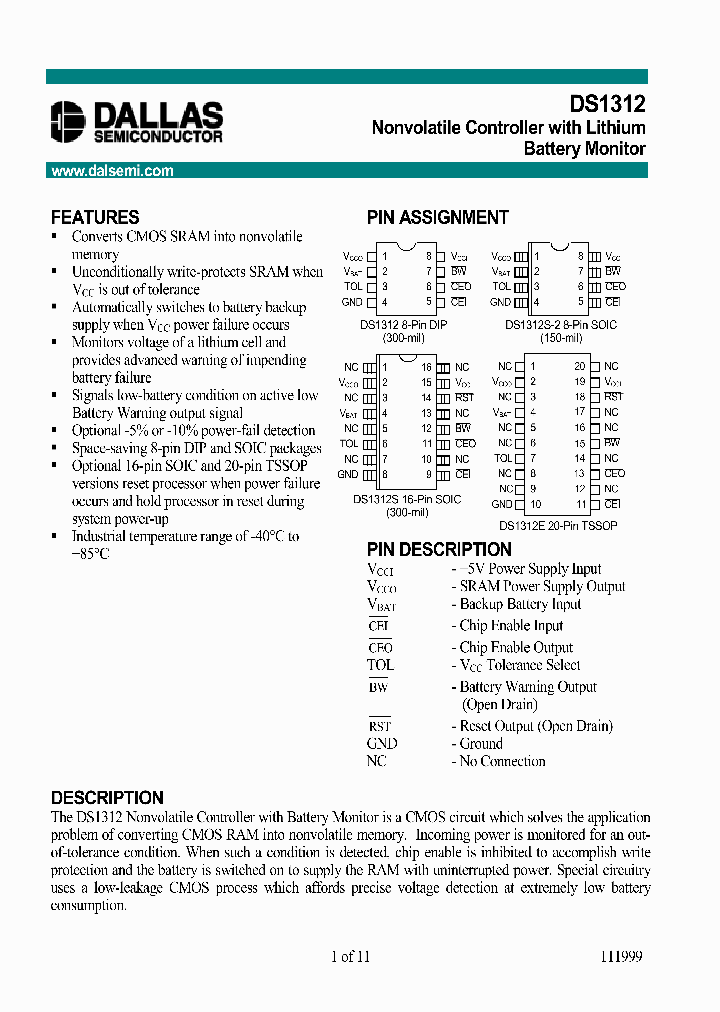 DS1312_1934.PDF Datasheet