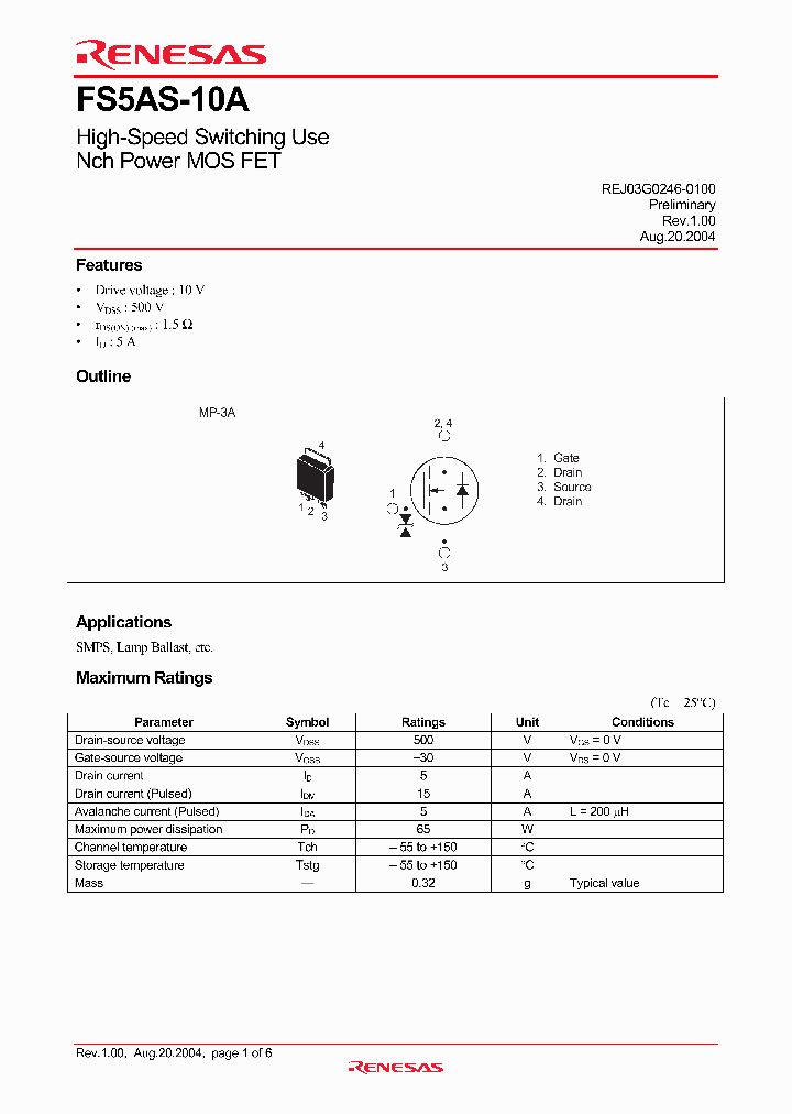 FS5AS-10A-T13_412878.PDF Datasheet