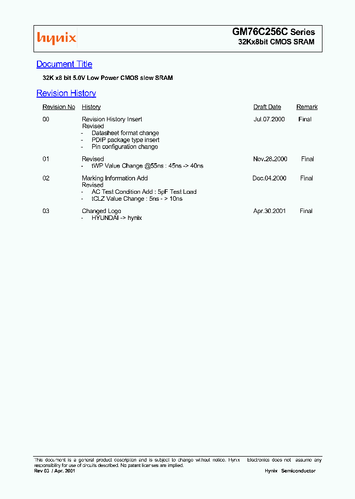 GM76C256CLLFW_418533.PDF Datasheet