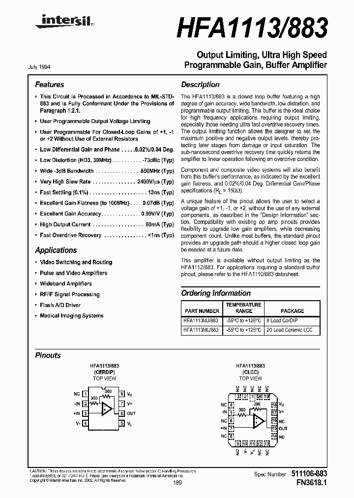 HFA1113883_424707.PDF Datasheet