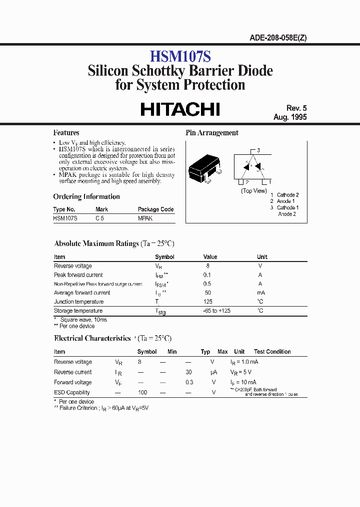 HSM107S_412751.PDF Datasheet