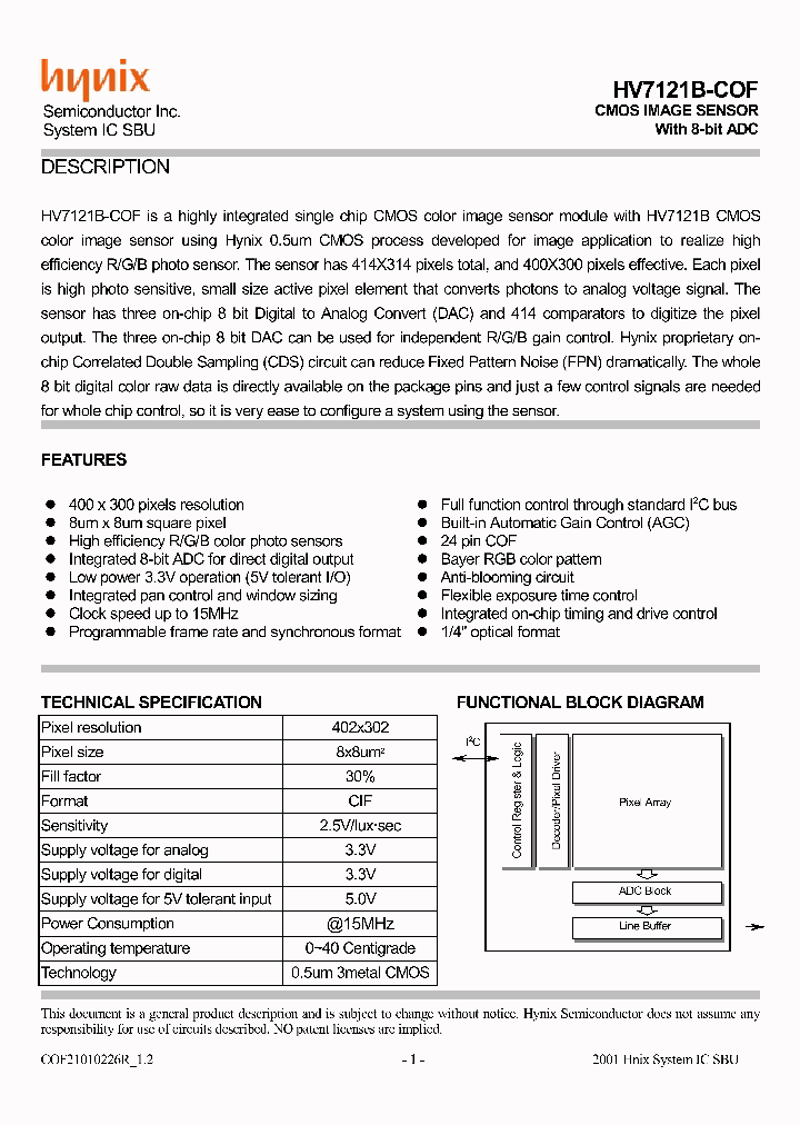 HV7121B-COF_212580.PDF Datasheet