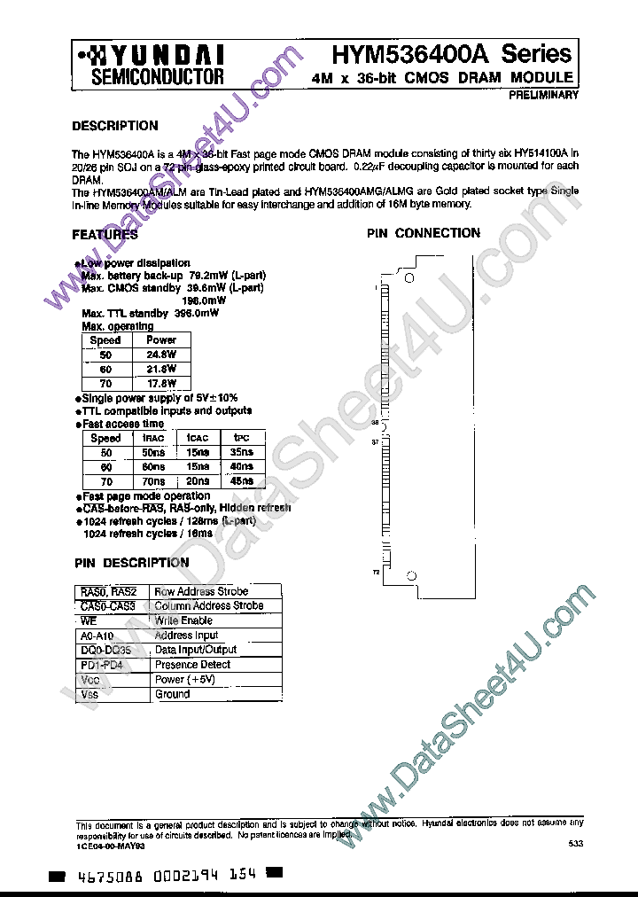 HYM536400A_391718.PDF Datasheet