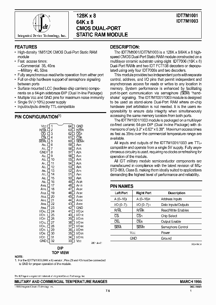 IDT7M1001S40CB_430106.PDF Datasheet