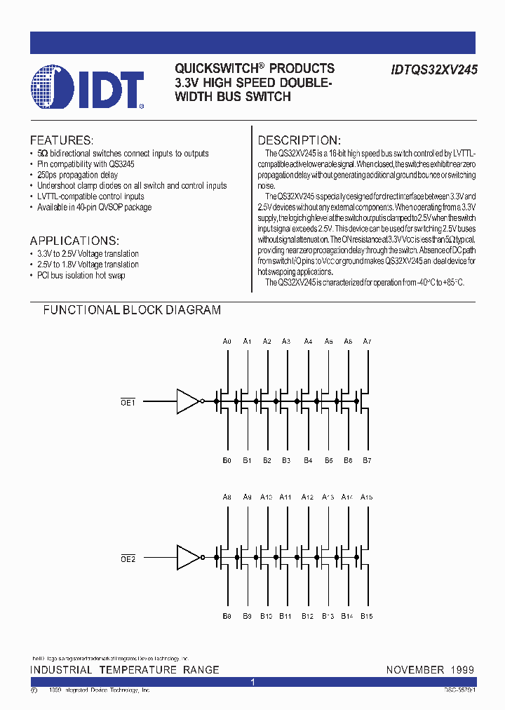 IDTQS32XV245_395086.PDF Datasheet