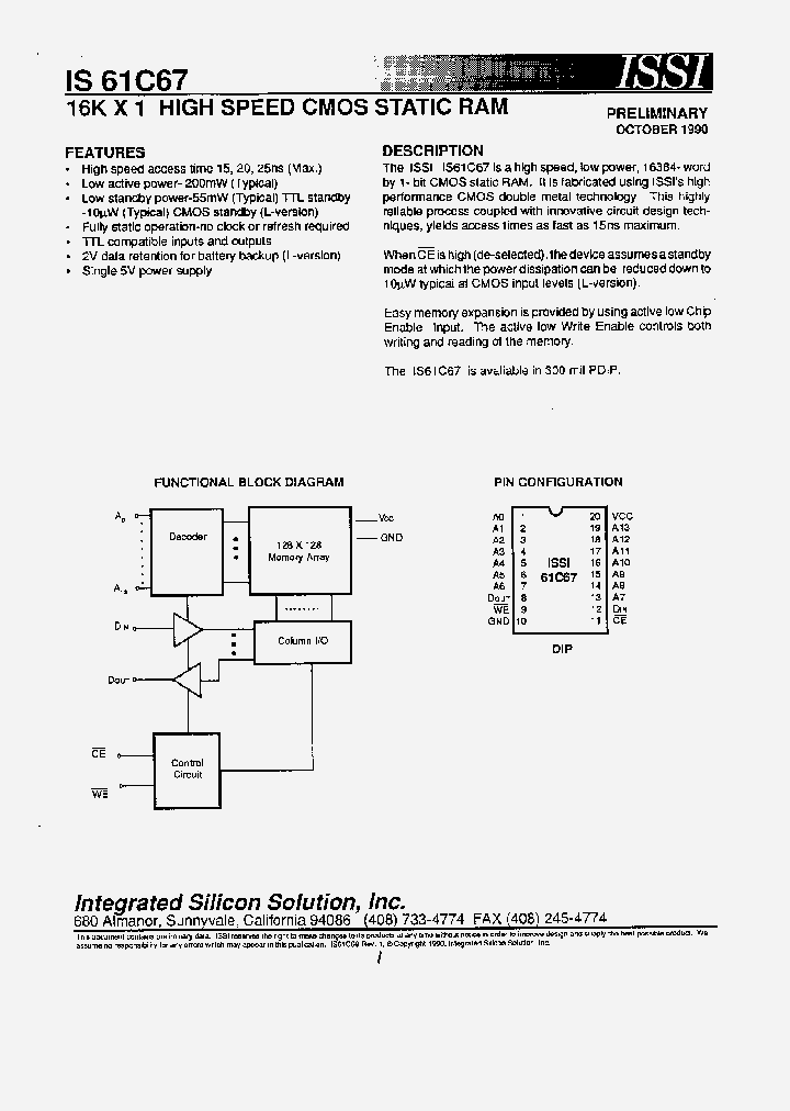 IS61C67_400933.PDF Datasheet