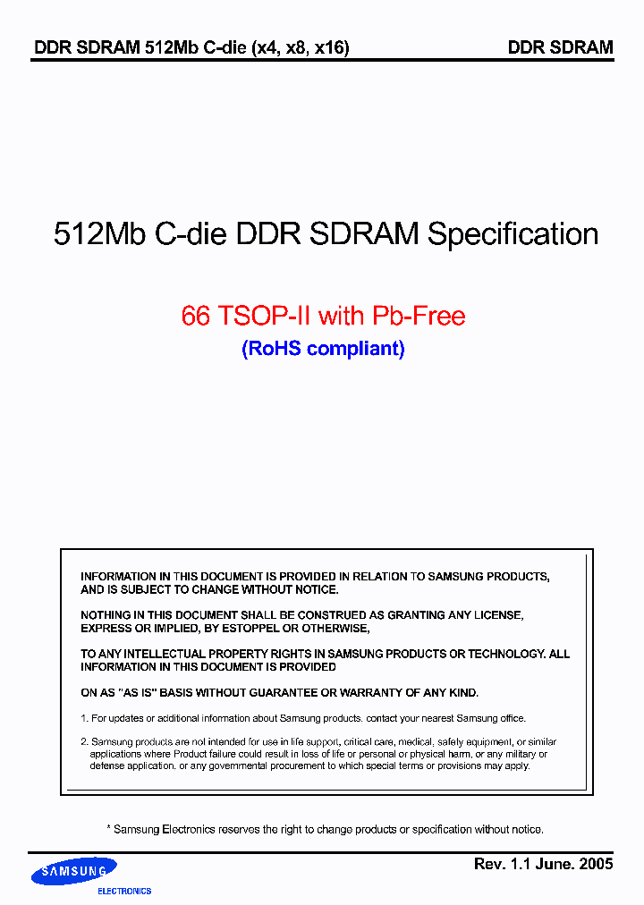 K4H510838C-UCB3_402840.PDF Datasheet