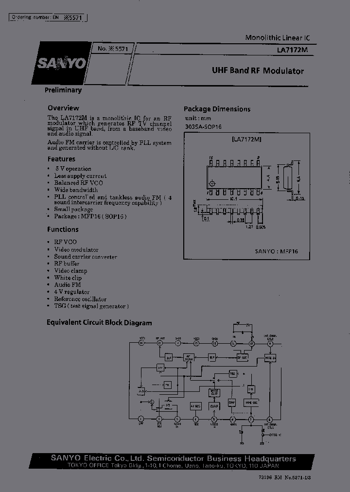 LA7172M_409439.PDF Datasheet