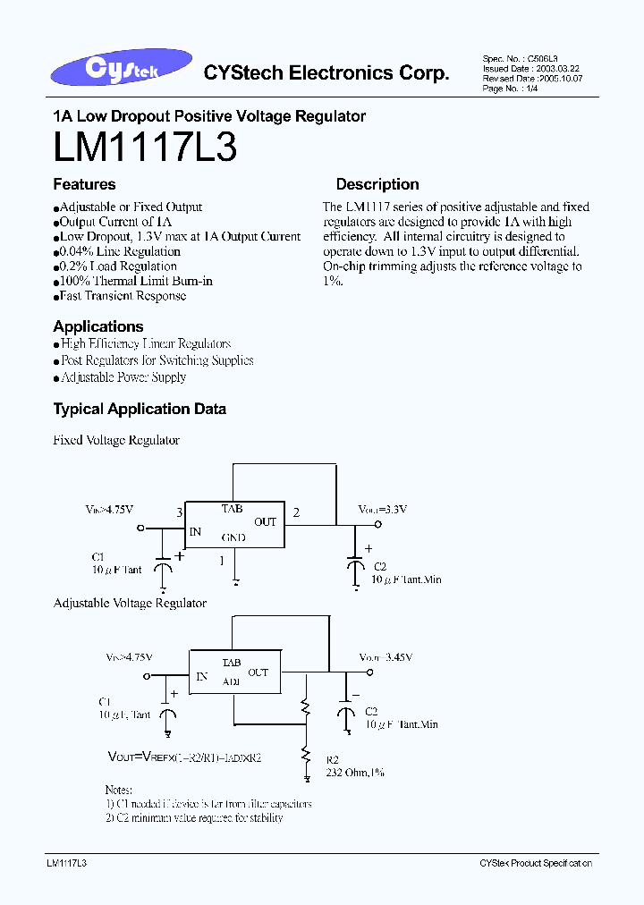 LM1117L3_390621.PDF Datasheet