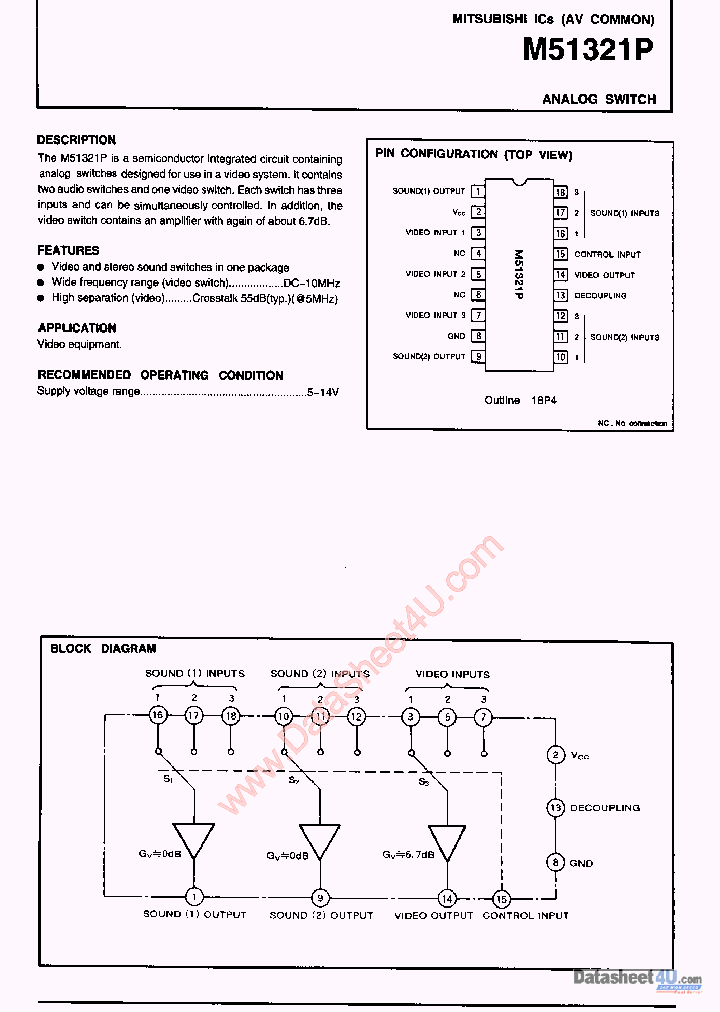 M51321P_405493.PDF Datasheet