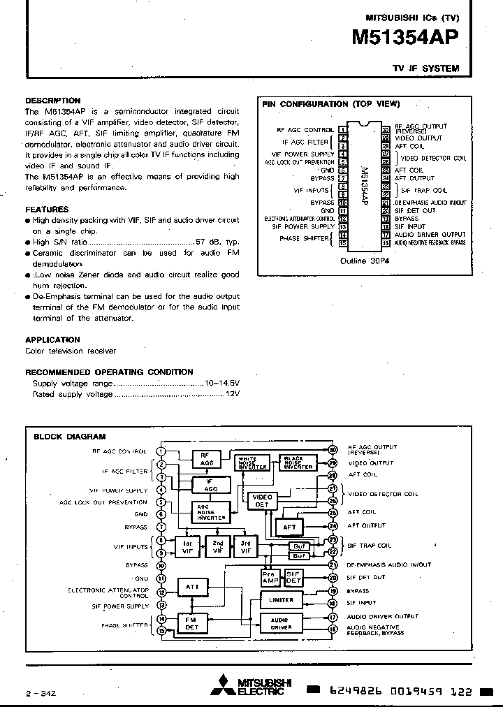 M51354AP_393990.PDF Datasheet