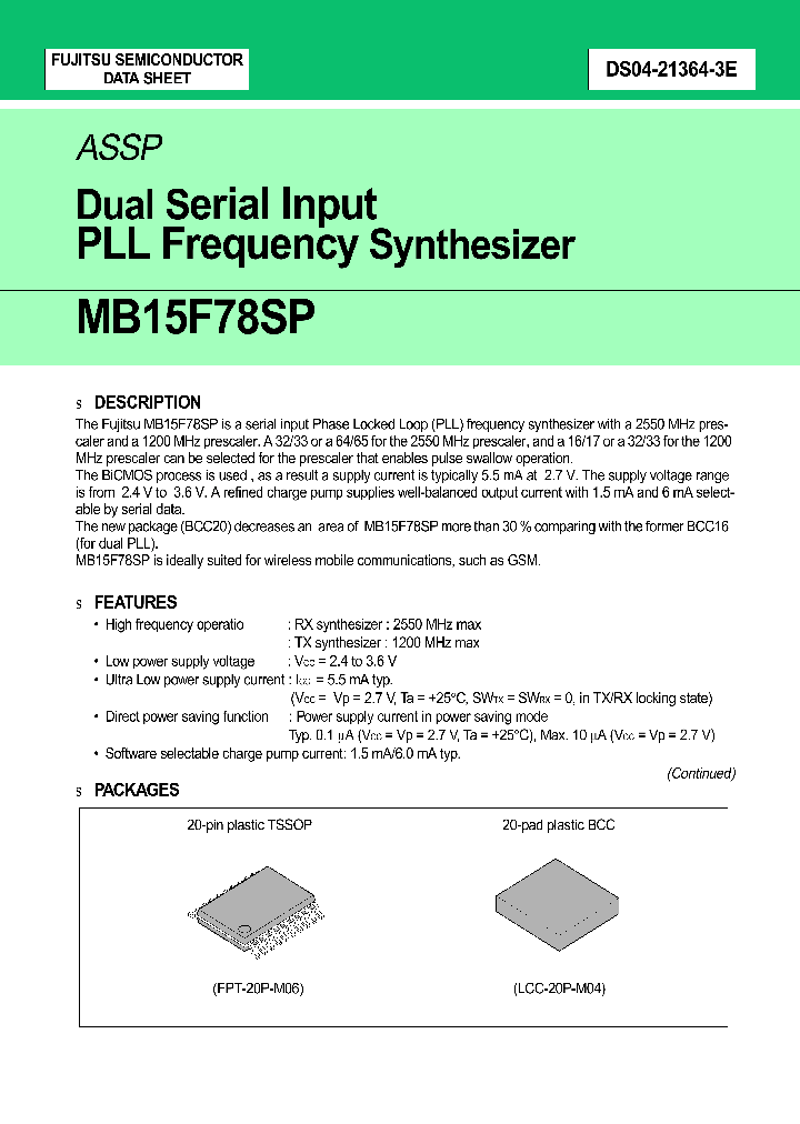 MB15F78SPPV_412607.PDF Datasheet