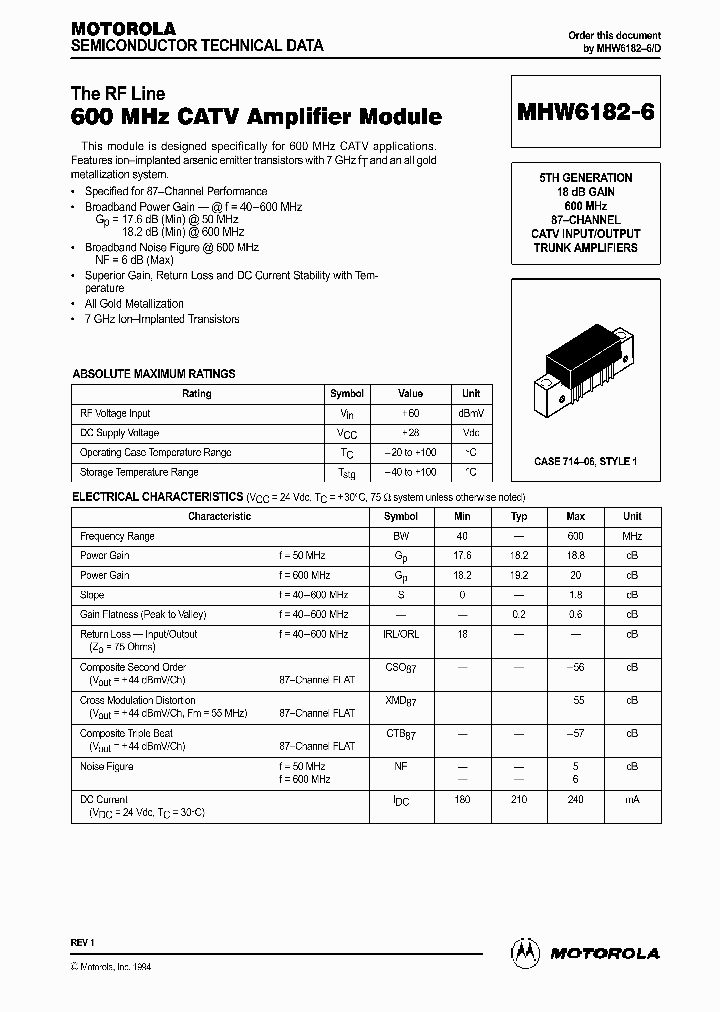 MHW6182-6_417522.PDF Datasheet