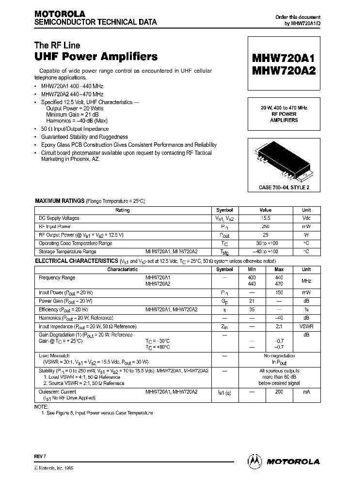 MHW720A2_433487.PDF Datasheet