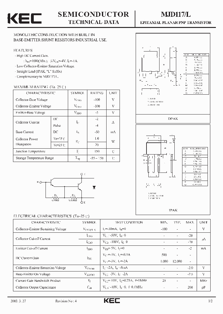 MJD117L_414975.PDF Datasheet