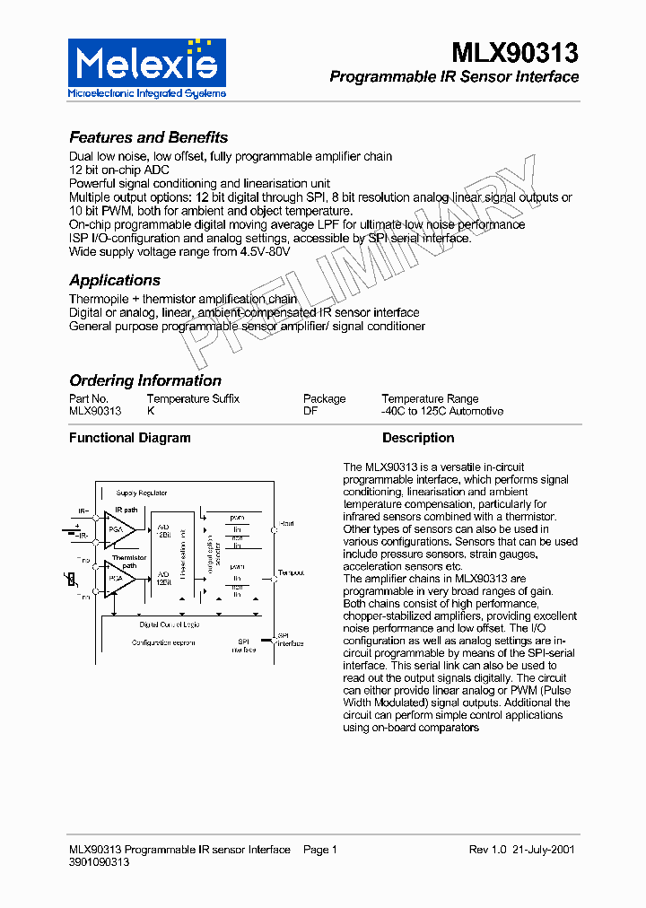 MLX90313_422343.PDF Datasheet