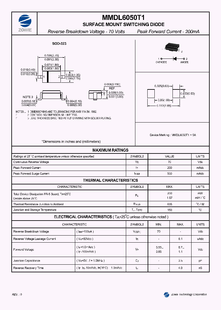 MMDL6050T1_387219.PDF Datasheet