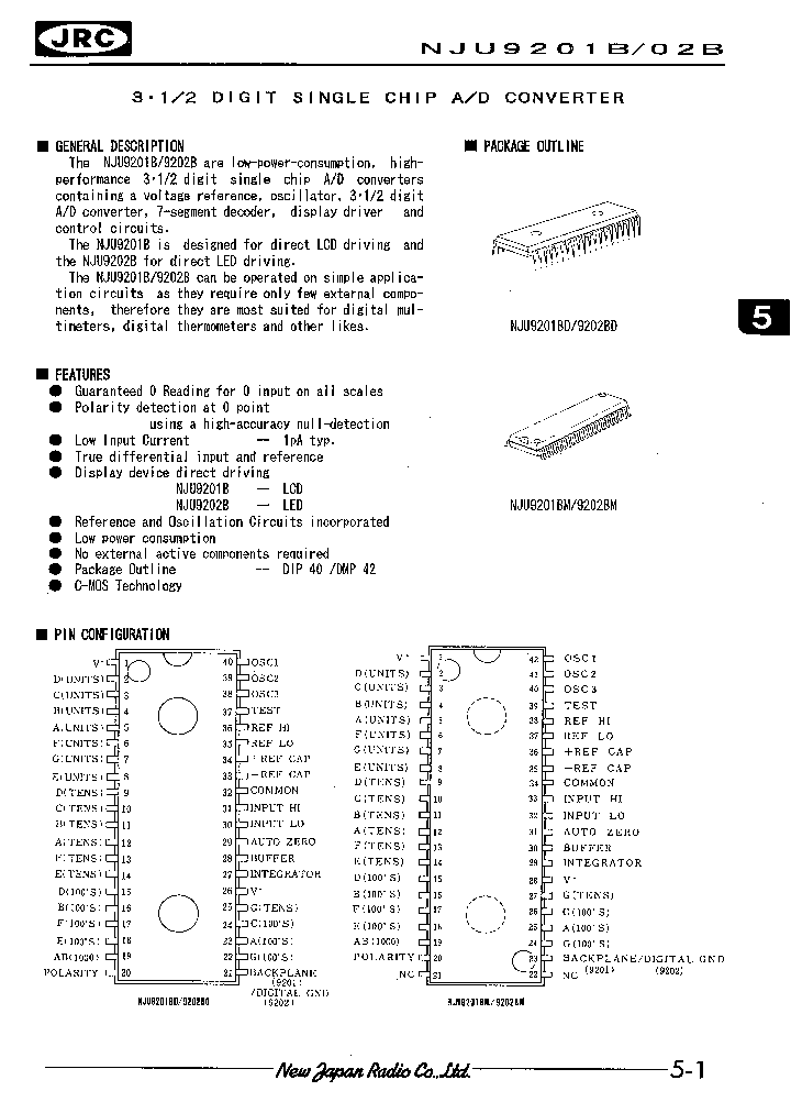 NJU9201_147426.PDF Datasheet