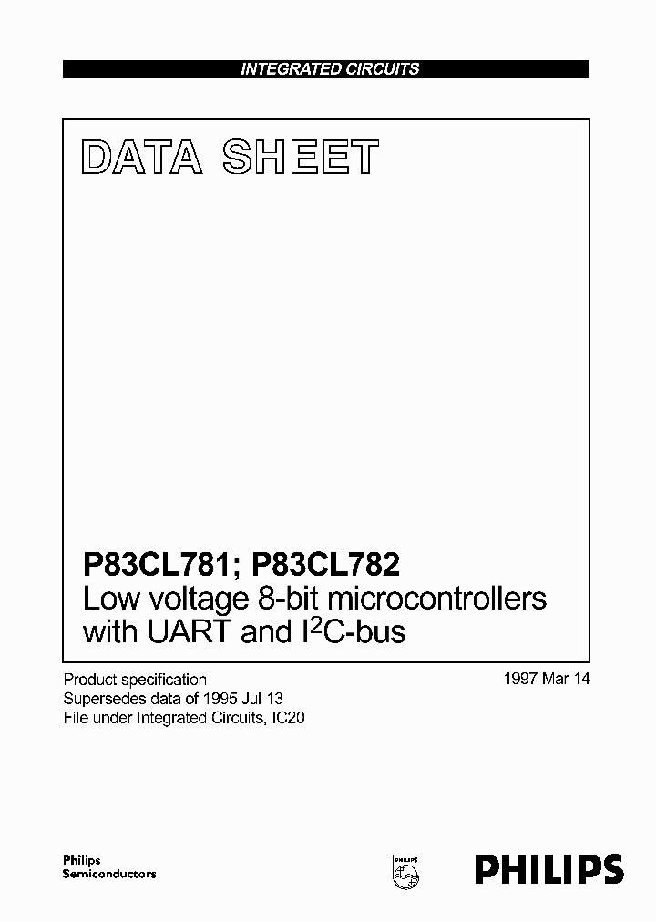 P83CL781_424177.PDF Datasheet