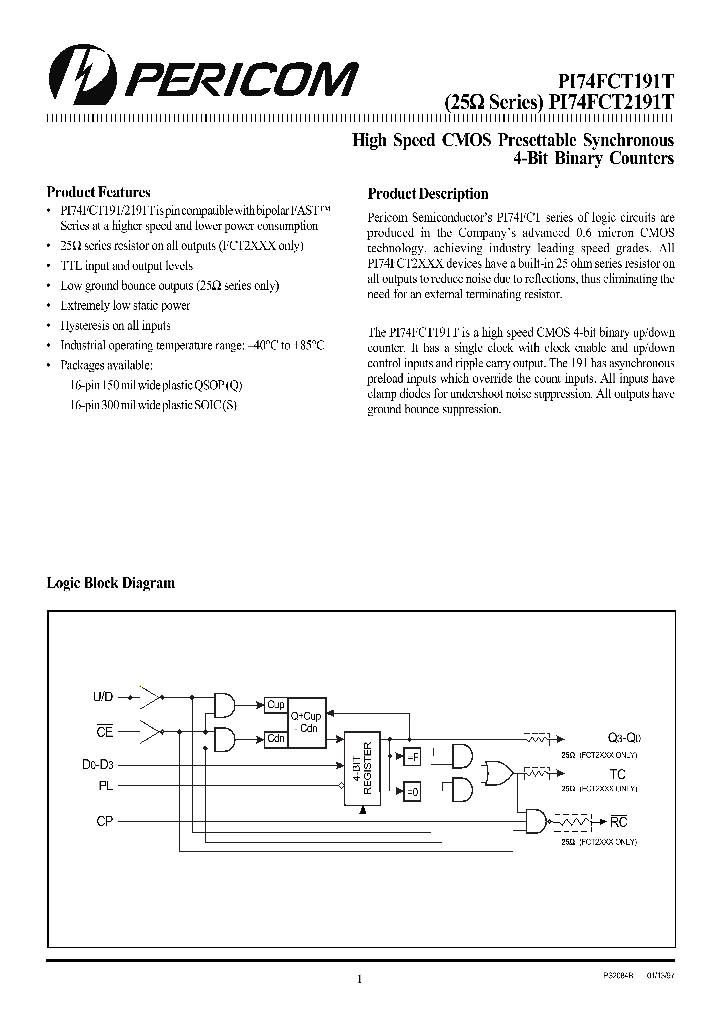 PI74FCT2191T_424262.PDF Datasheet