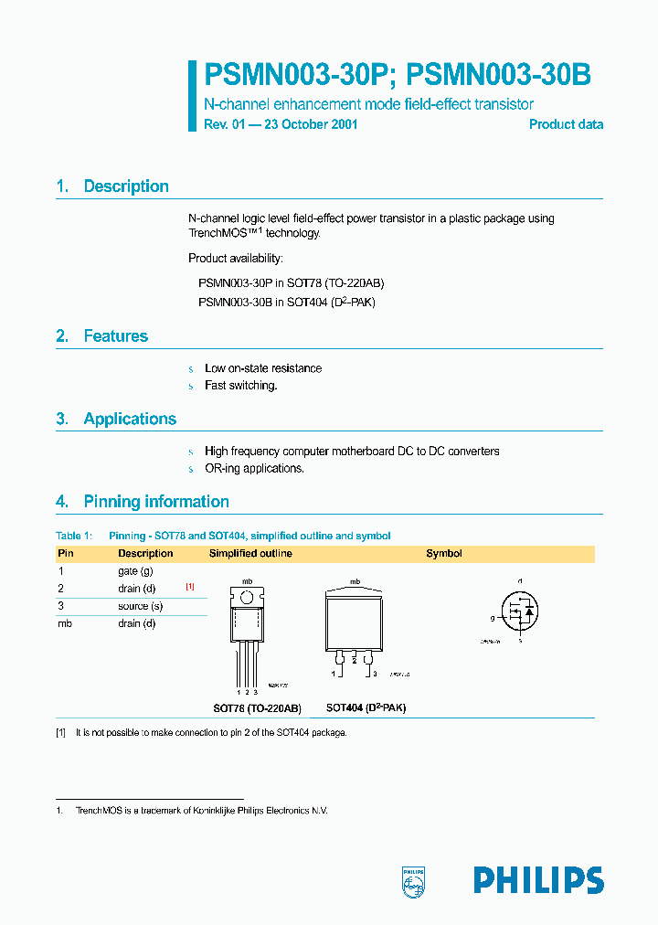 PSMN003-30P_410178.PDF Datasheet