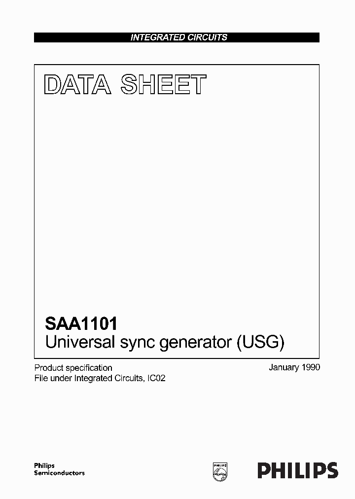 SAA1101_169148.PDF Datasheet