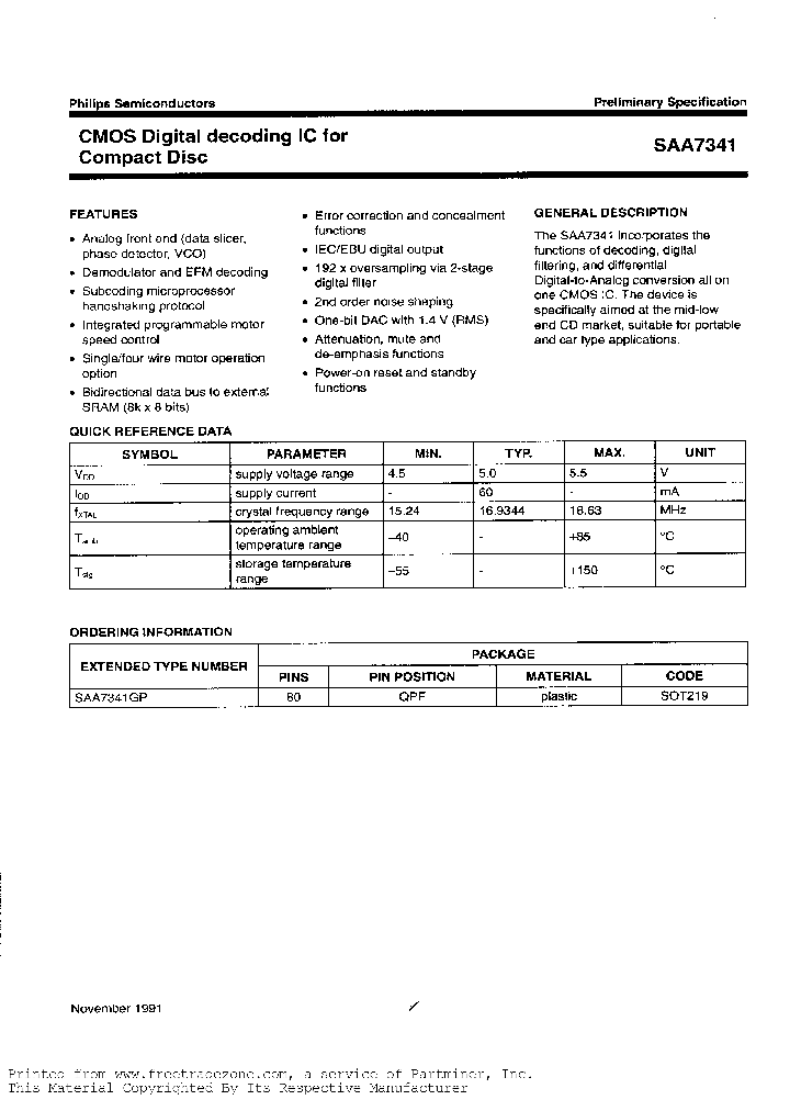 SAA7341_394149.PDF Datasheet