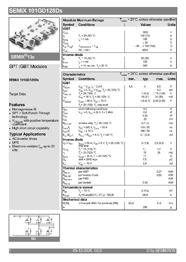 SEMIX101GD128DS_403003.PDF Datasheet