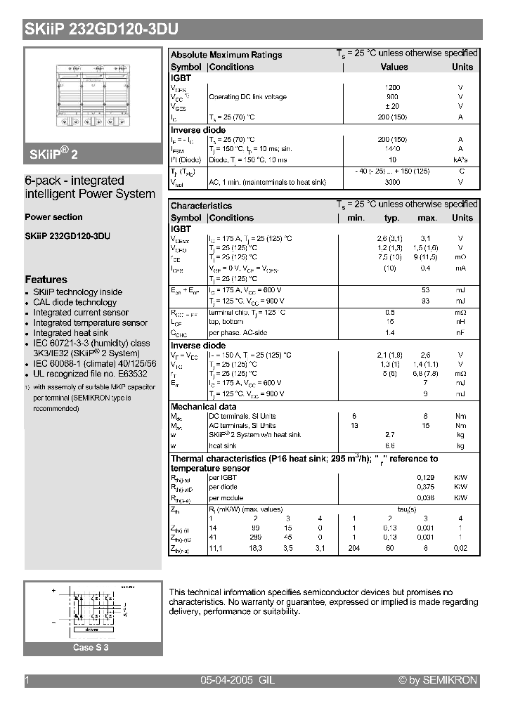 SKIIP232GD120-3DU_430462.PDF Datasheet