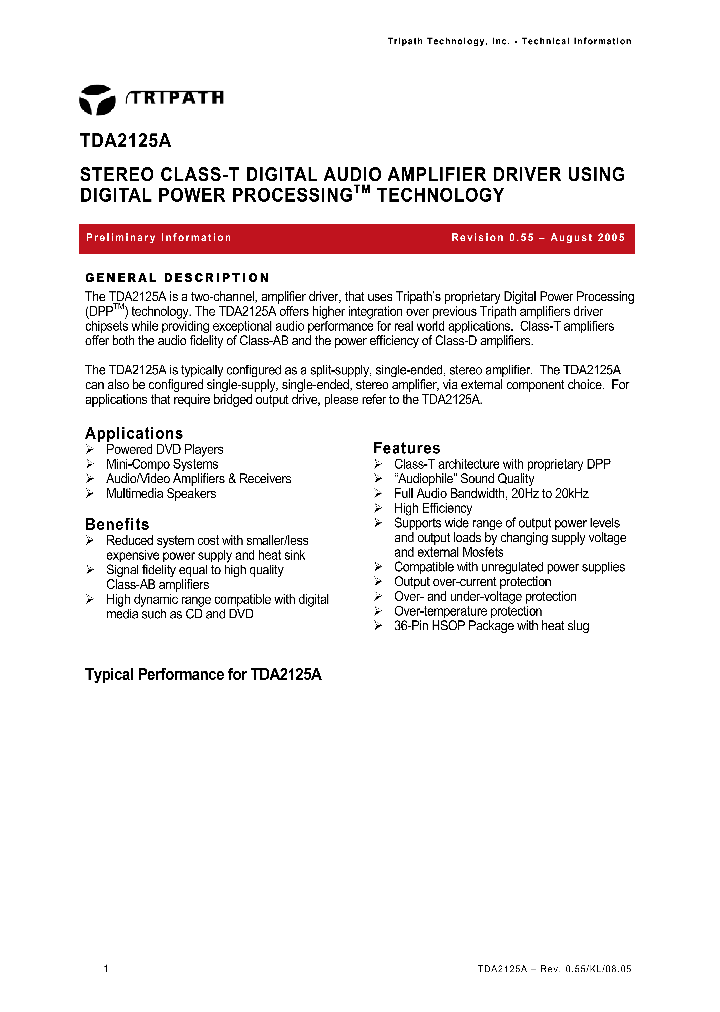 TDA2125A_389391.PDF Datasheet