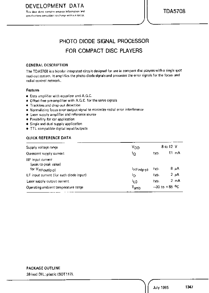 TDA5708_396431.PDF Datasheet